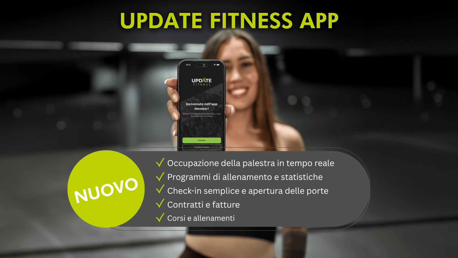 È arrivata la nuova app Update Fitness