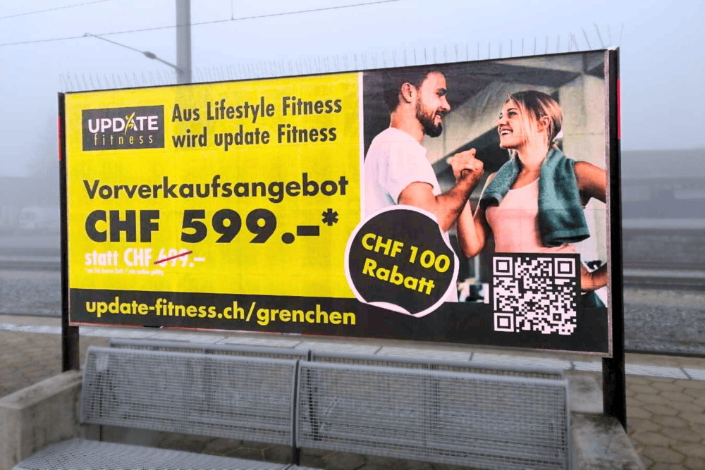 Campagna OOH a Grenchen con PHD Schweiz
